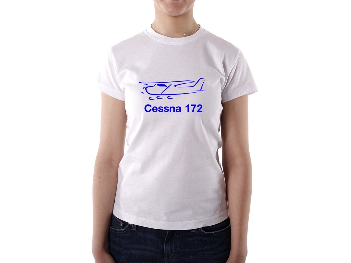 Женская футболка Cessna 172