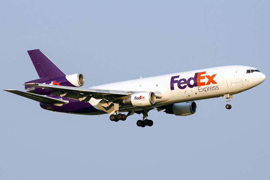 Модель самолета  FedEx