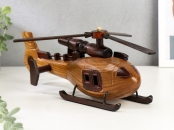 Вертолёт ретро/ деревянный 