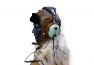 Лётный шлем  с отделением для наушников