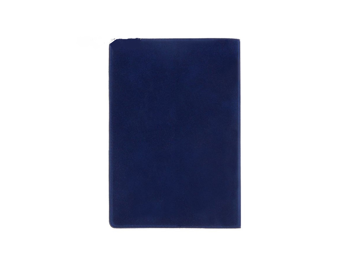 Обложка на паспорт с самолетом /синяя 