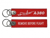 Брелок «Remove before flight А380» 