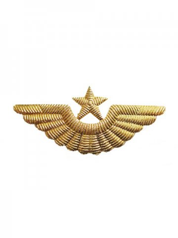 Эмблема на тулью ВВС СССР (крылья, звезда)
