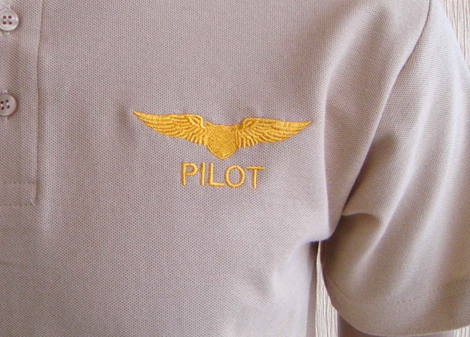 Рубашка-поло «Pilot», песочное 