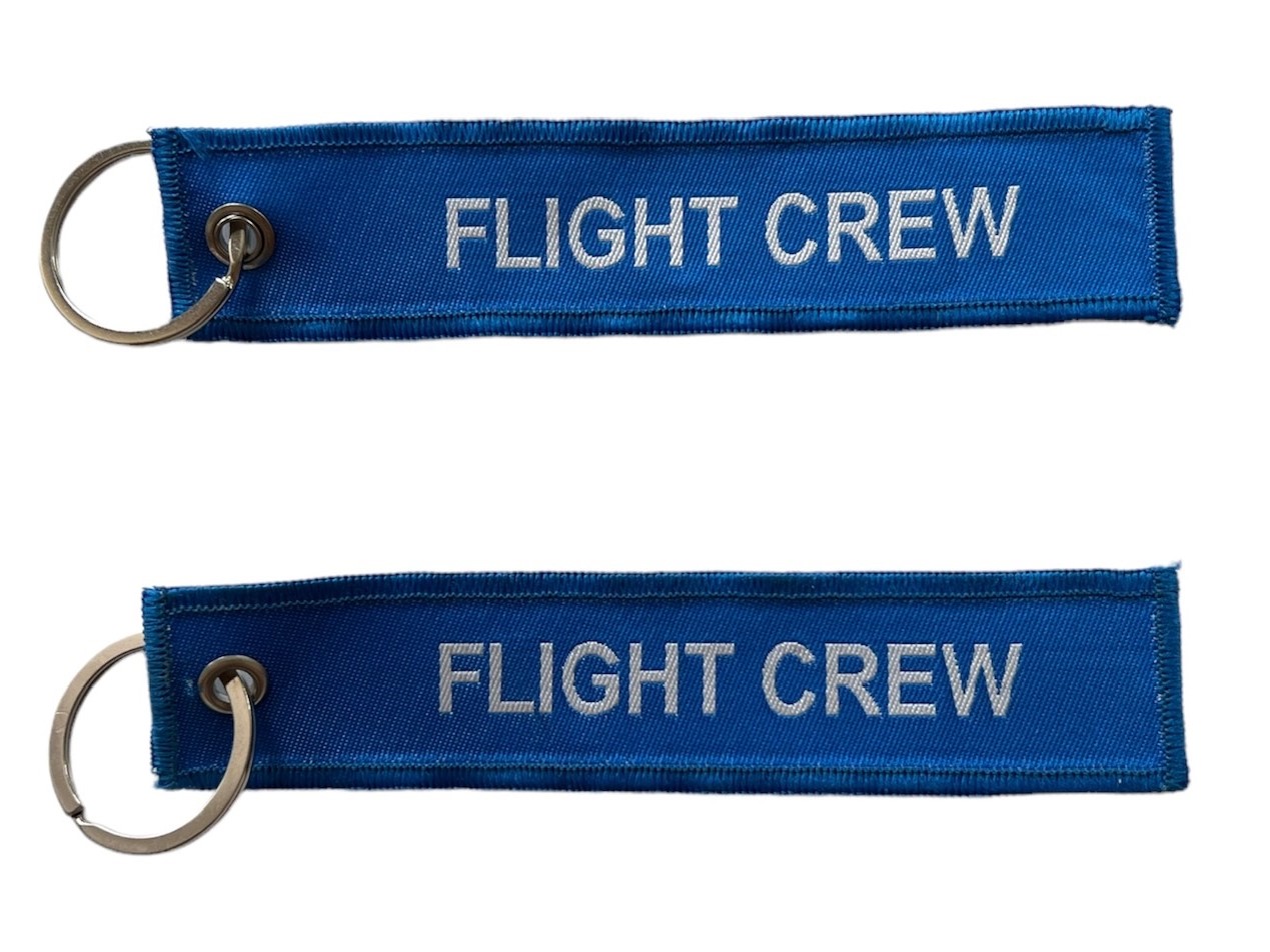 Брелок   Flight Crew /  blue   / жаккардовый  ,
