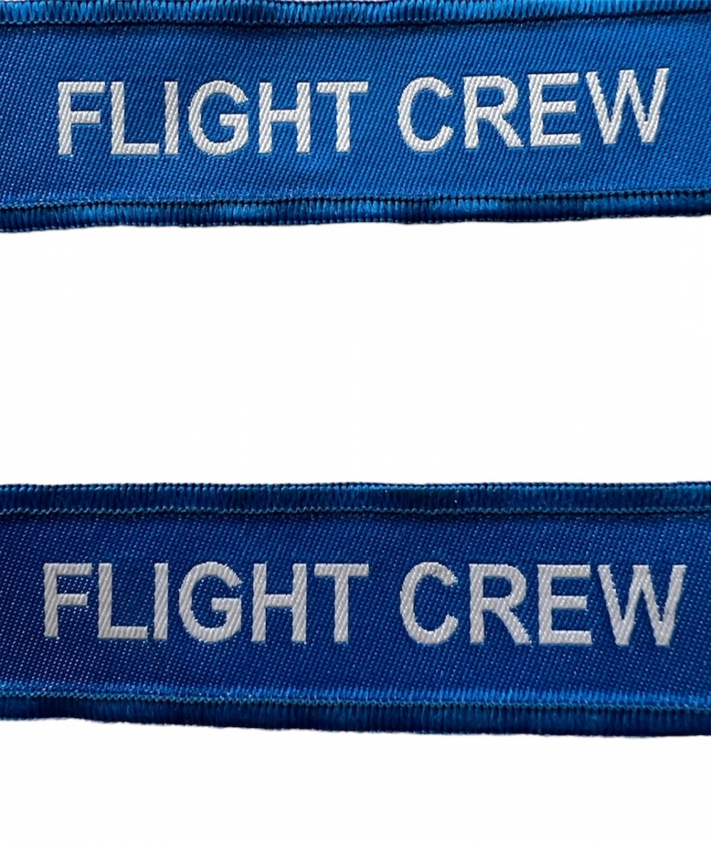 Брелок   Flight Crew /  blue   / жаккардовый  ,