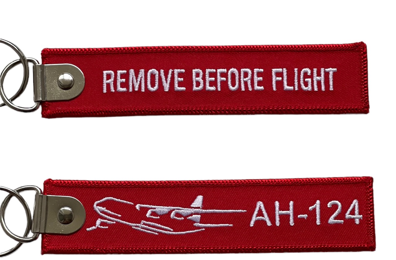 Брелок «Remove before flight - Ан -124  